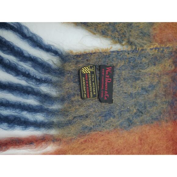 Vintage West German Win E Powers Mohair &Wool Scarf - Picture 3 of 5